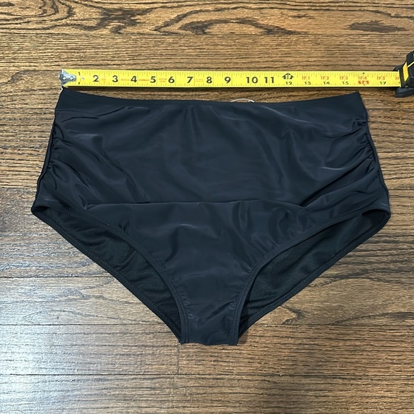 Women’s Black Swimsuit Panty Bikini Full Coverage Bottoms Size XXL - Picture 3 of 7